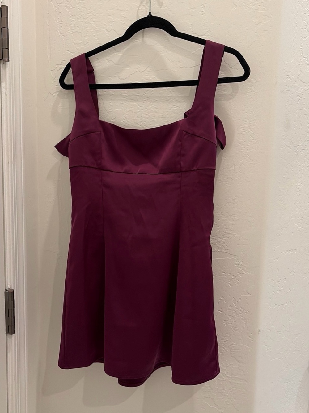 Urban Outfitters Plum Bow Mini Dress